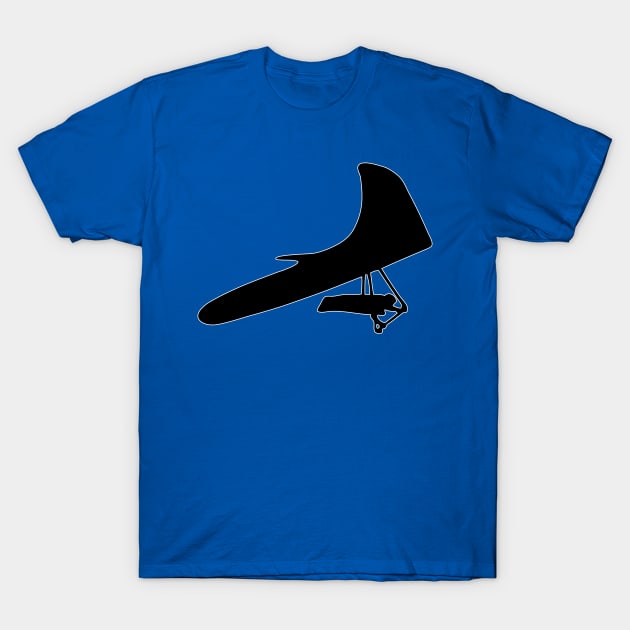delta Hang gliding T-Shirt by Huggy Mauve